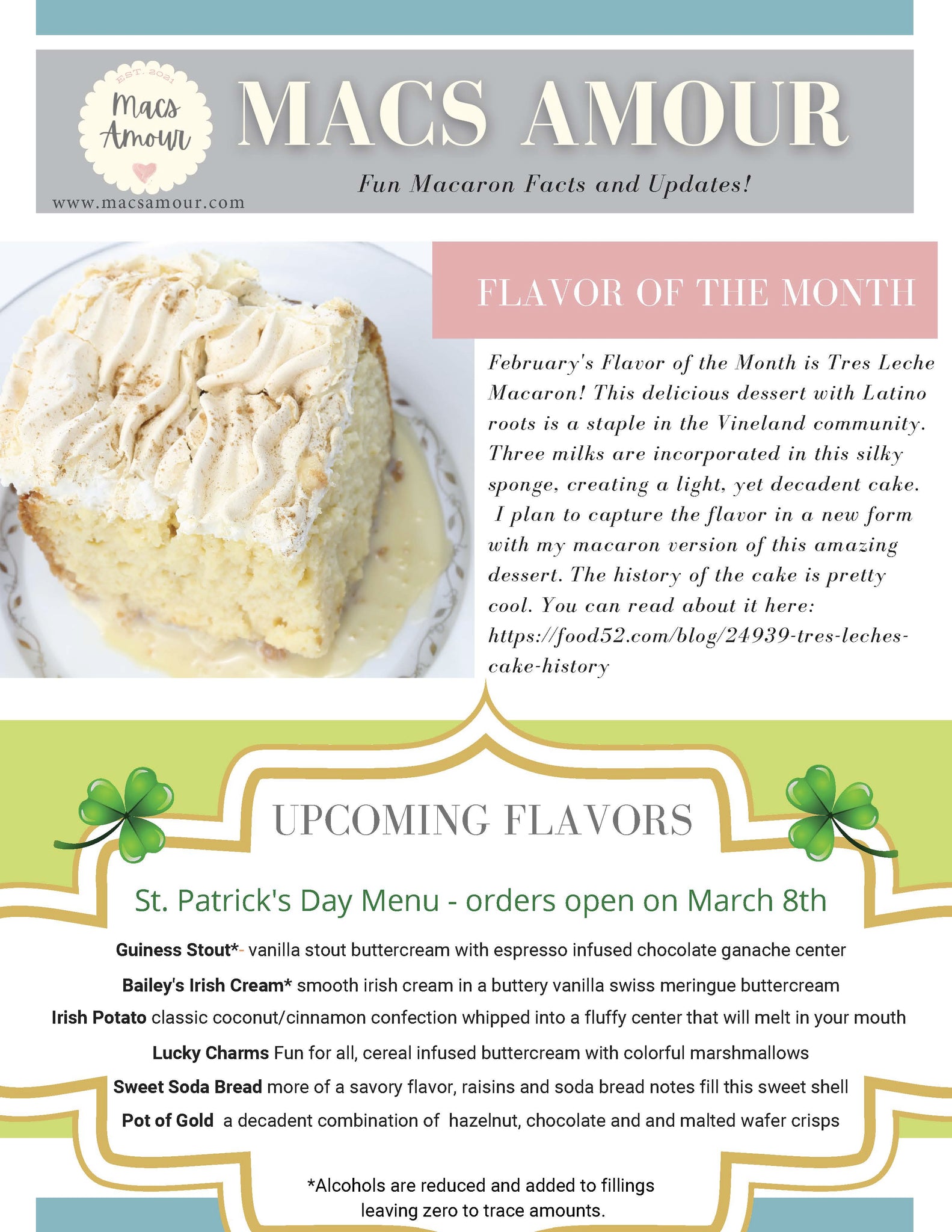 What's New at Macs Amour?